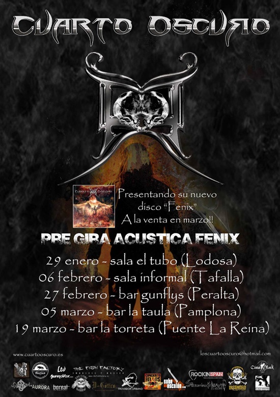 Cuarto Oscuro anuncia las fechas de presentación en acústico de ... Cuarto Oscuro anuncia las fechas de presentación en acústico de ...