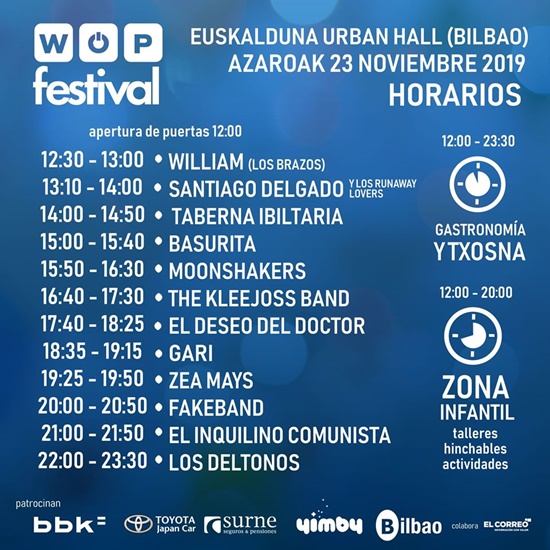 Horarios Del Wop Festival De Bilbao 